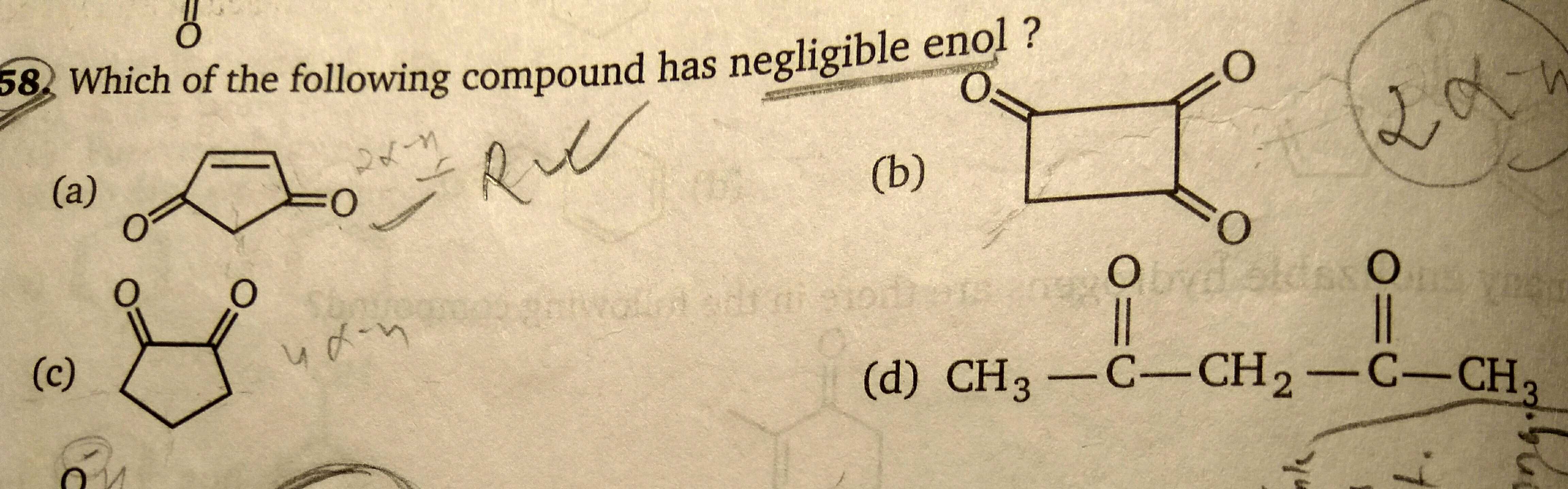 Question image for I have a confusion here .Why option (a) have mini